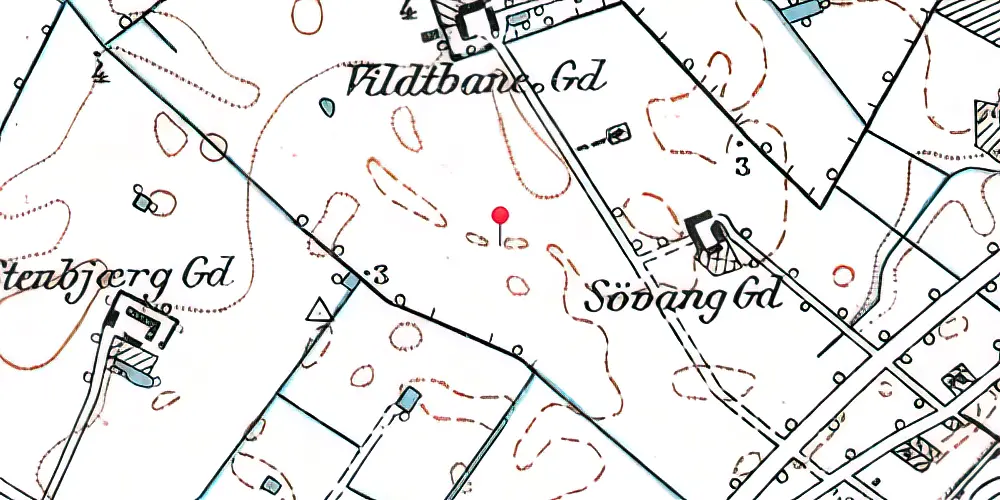 Historisk kort over Ishøj S-togsstation
