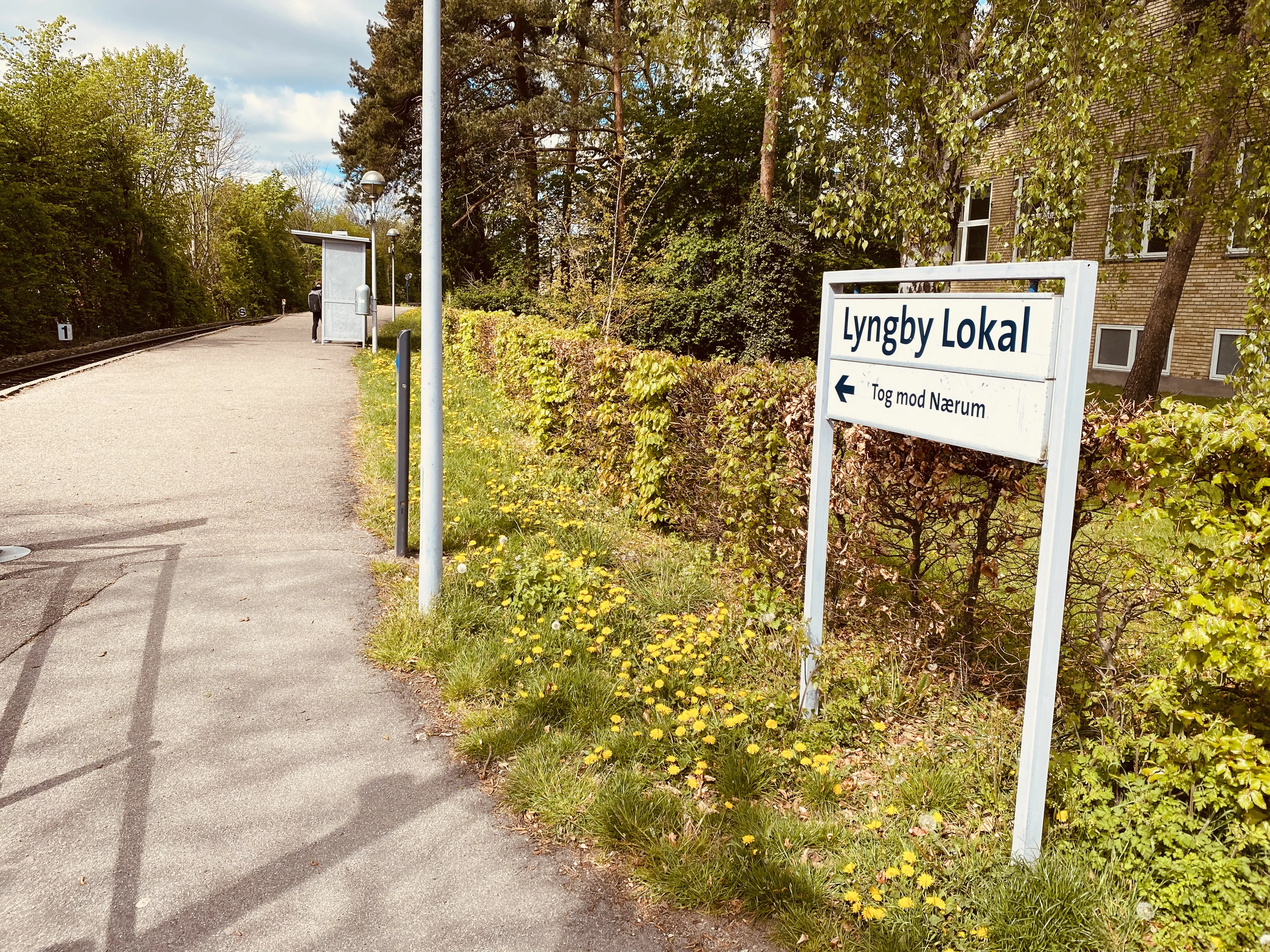 Billede af Lyngby Lokal Station.