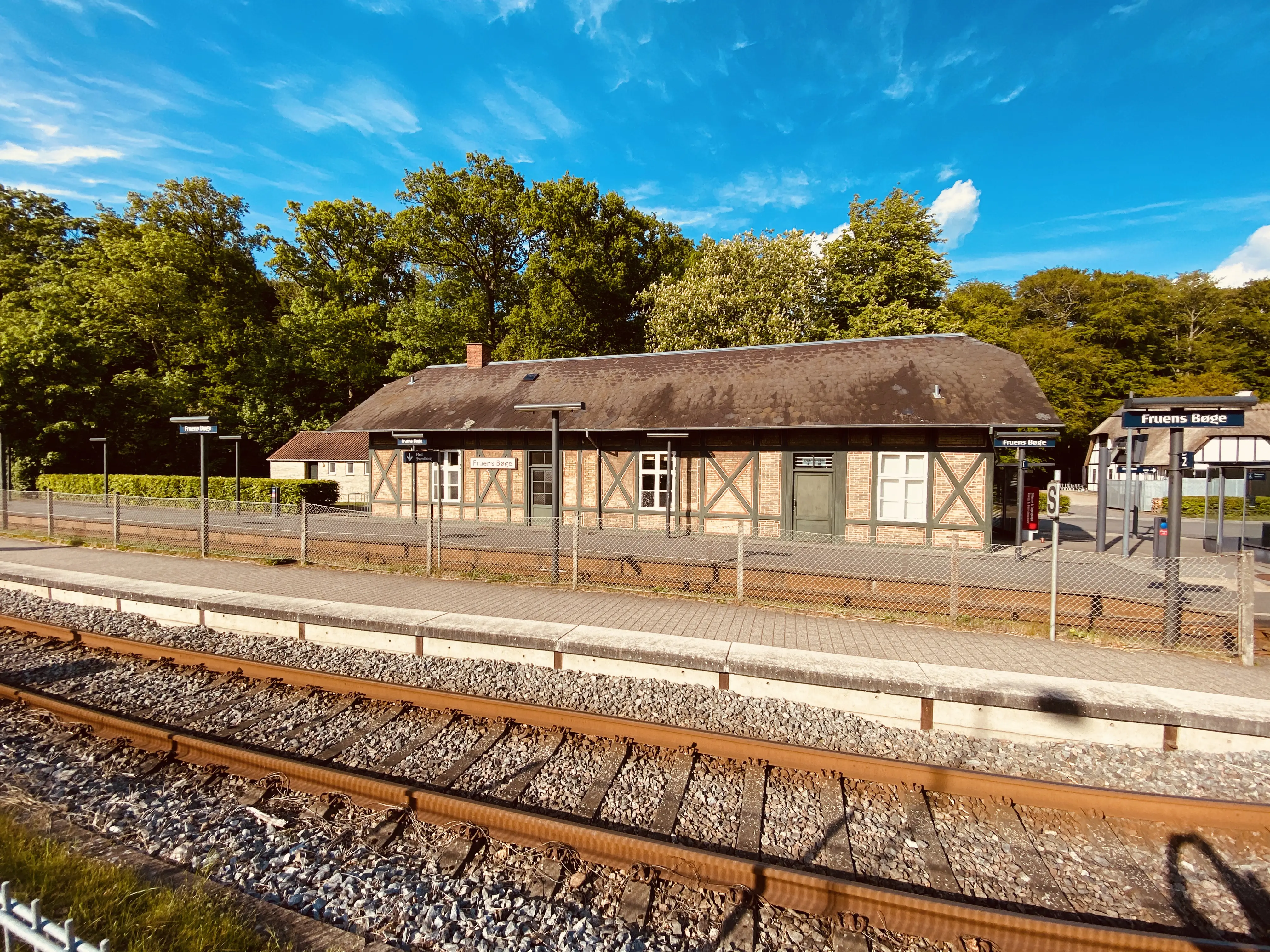 Billede af Fruens Bøge Station.