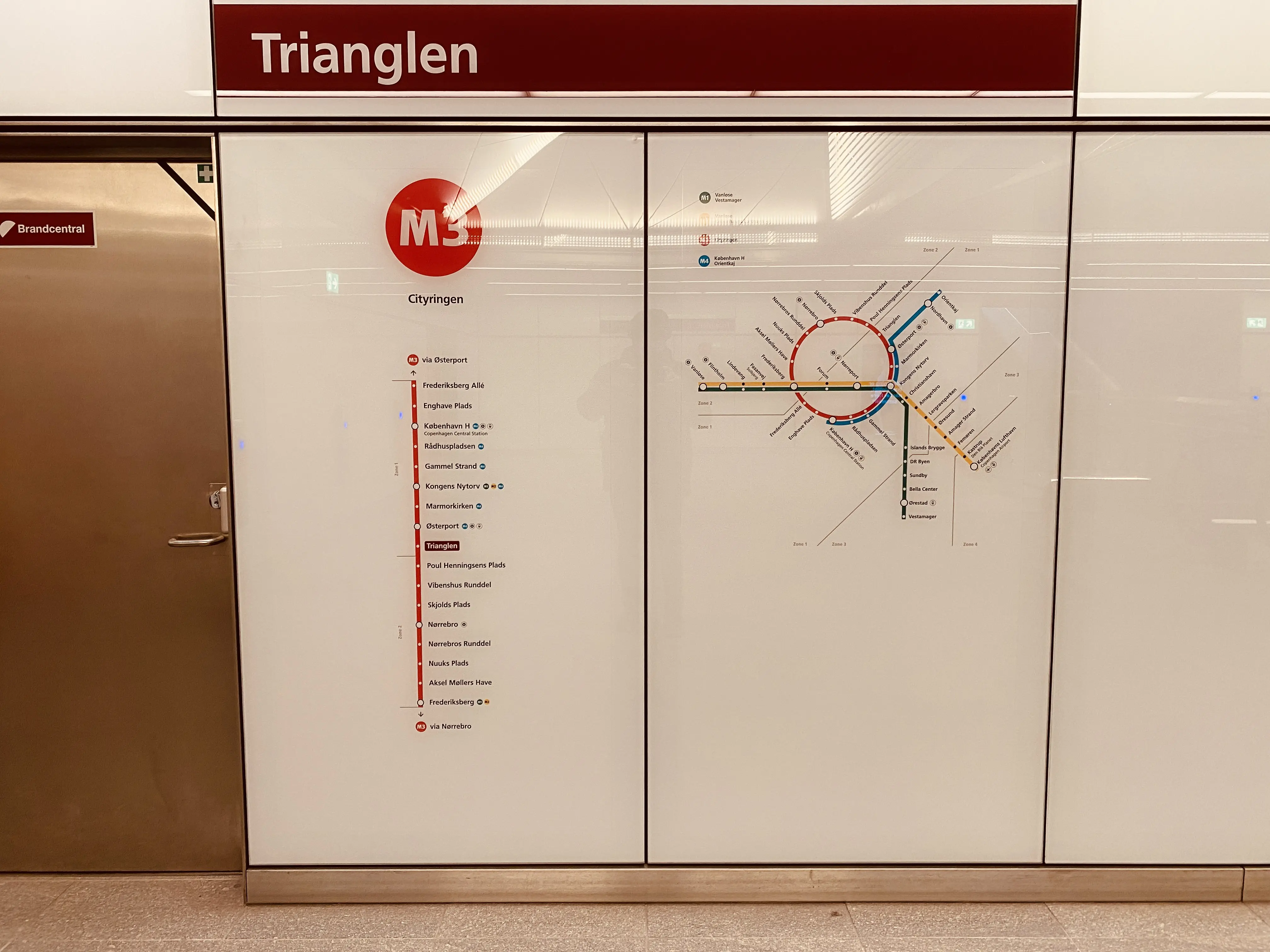 Billede af Trianglen Metrostation.