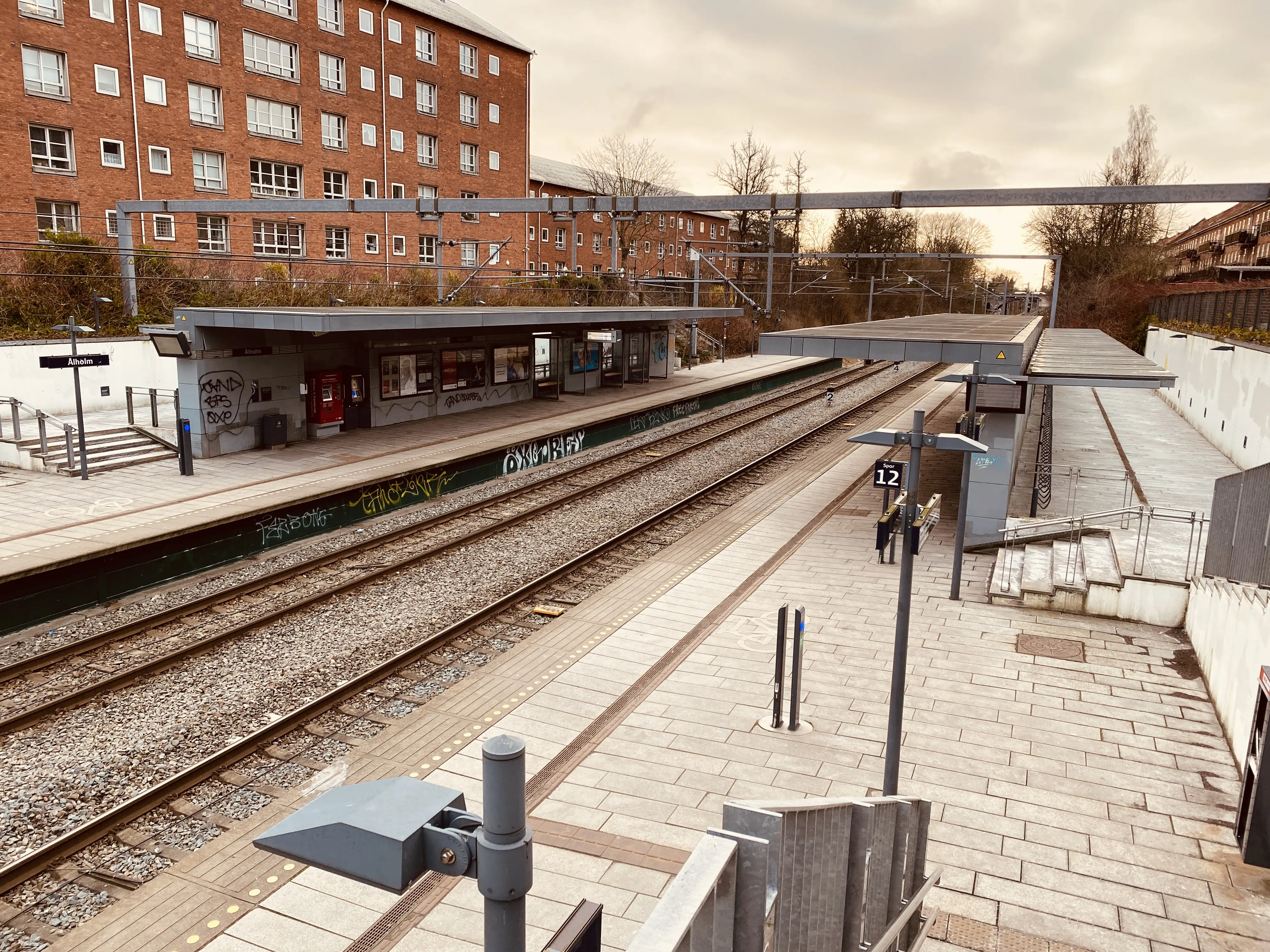 Billede af Ålholm S-togstrinbræt.