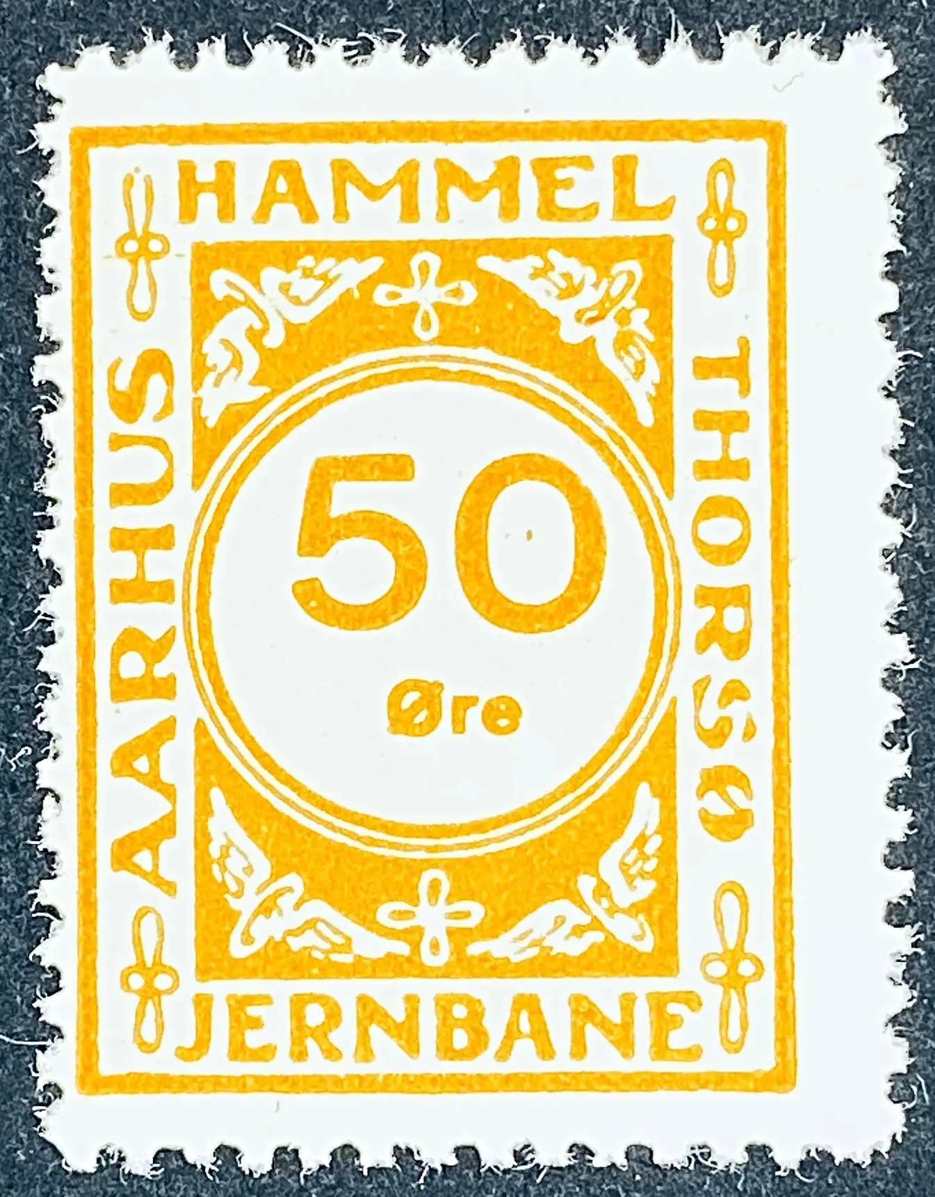 AHTJ 41 - 50 Øre - Orange.