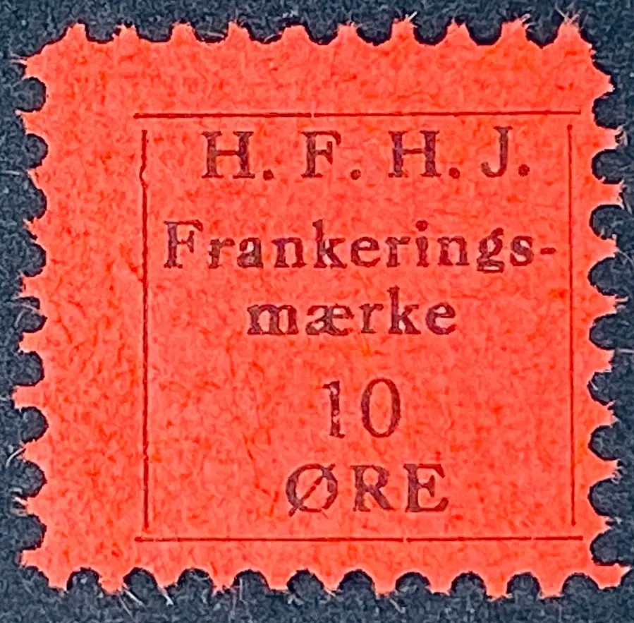 HFHJ F1 - 10 Øre - Rød.