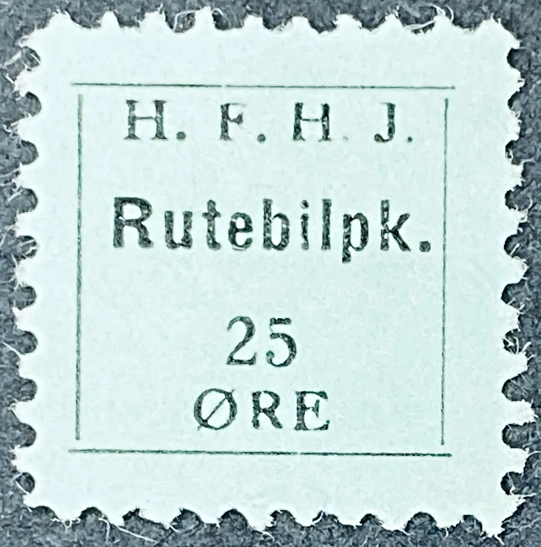 HFHJ R14A - 25 Øre - Lysegrøn.