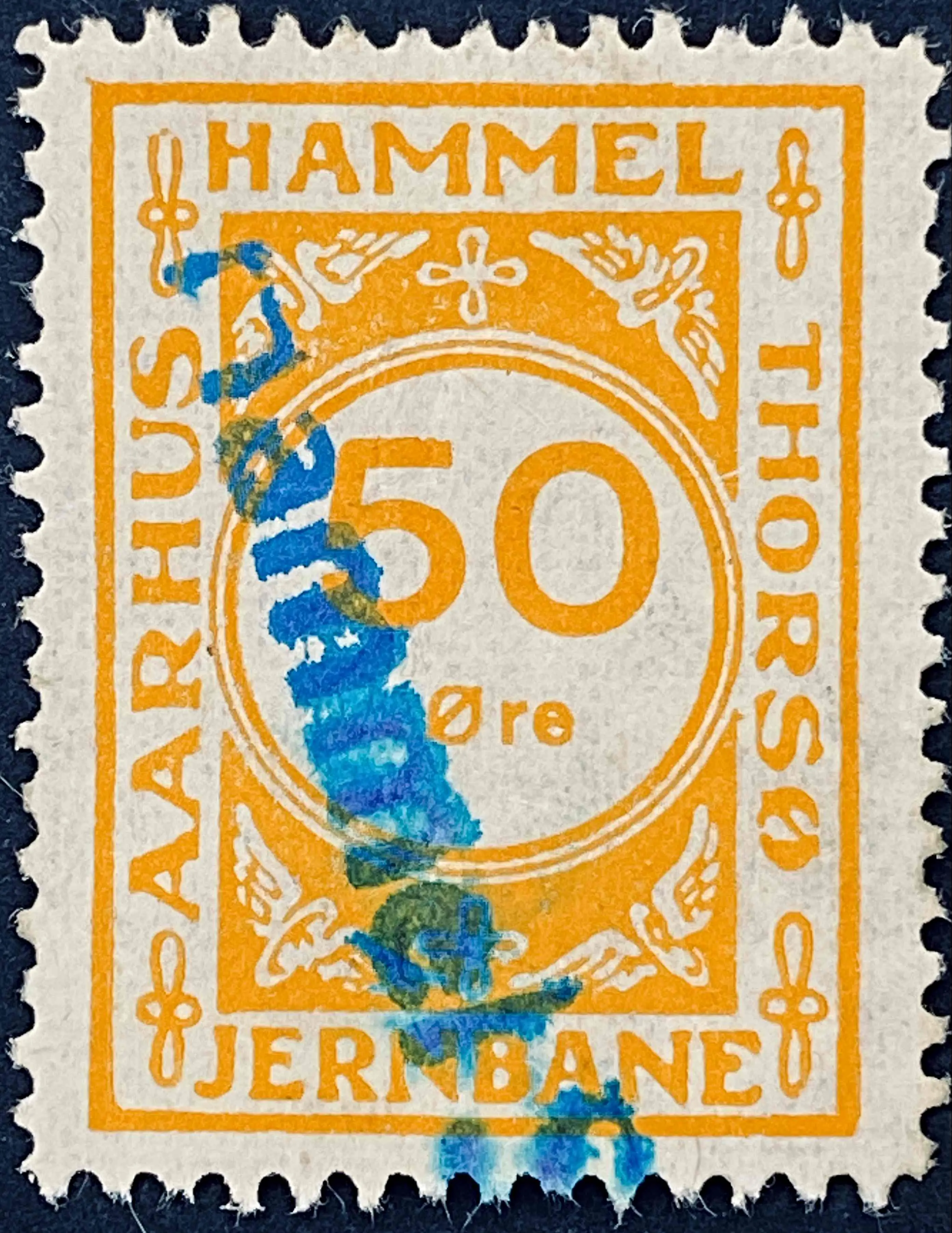 AHTJ 41 - 50 Øre - Orange.