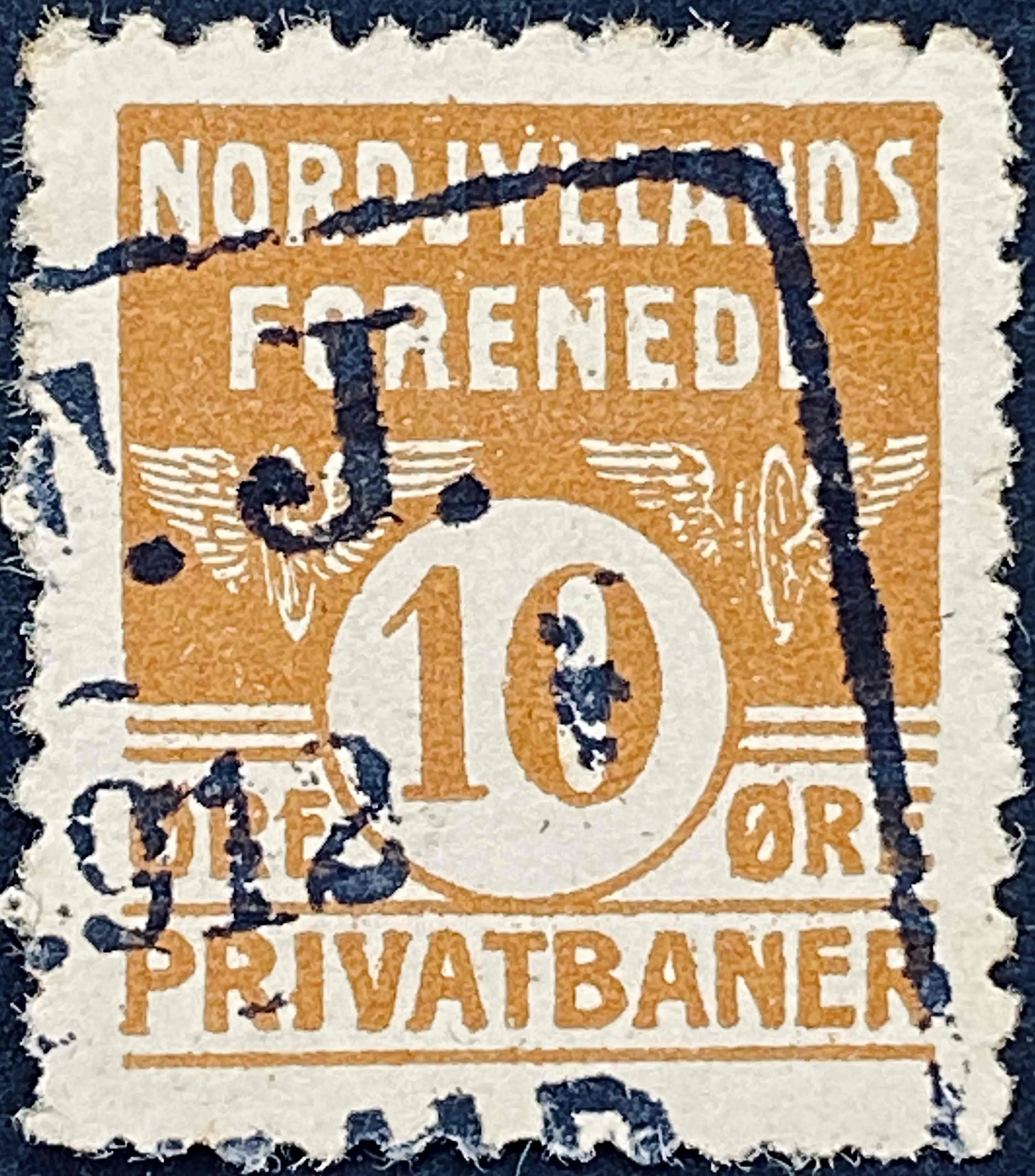 NFP F2 - 10 Øre - Brun.