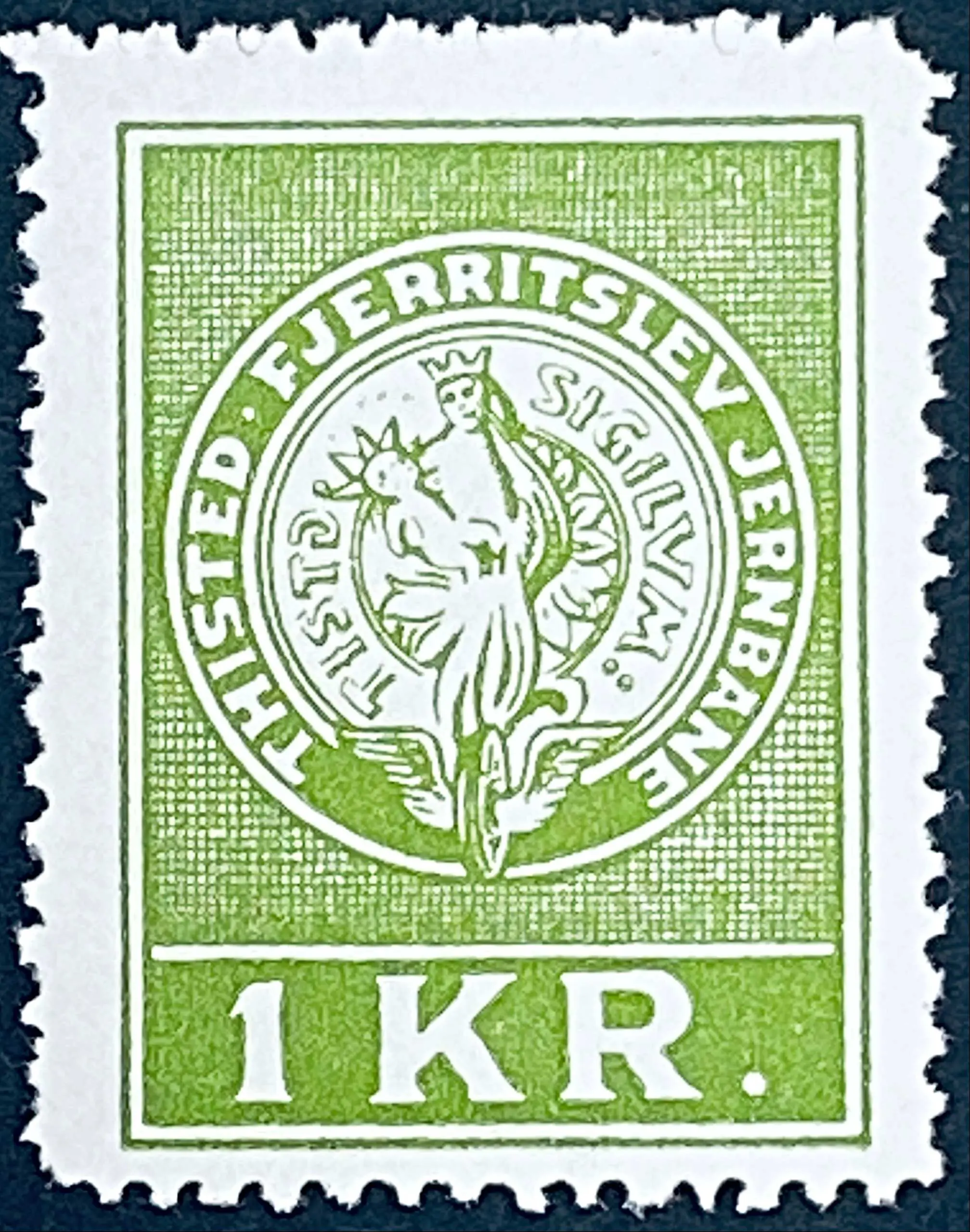 TFJ 35 - 1 Krone - Grøn nuance.