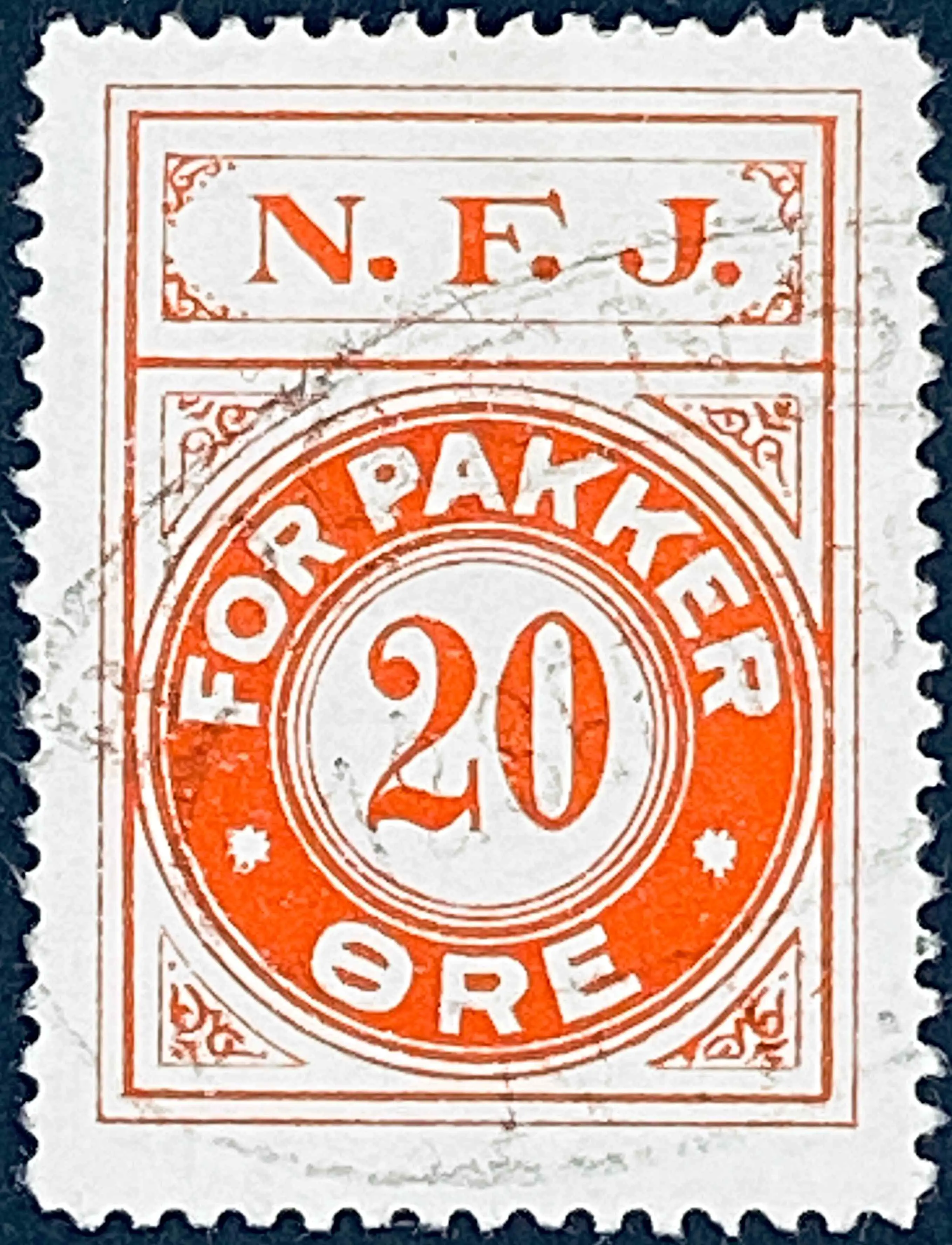 NFJ 29 - 20 Øre - Rød.