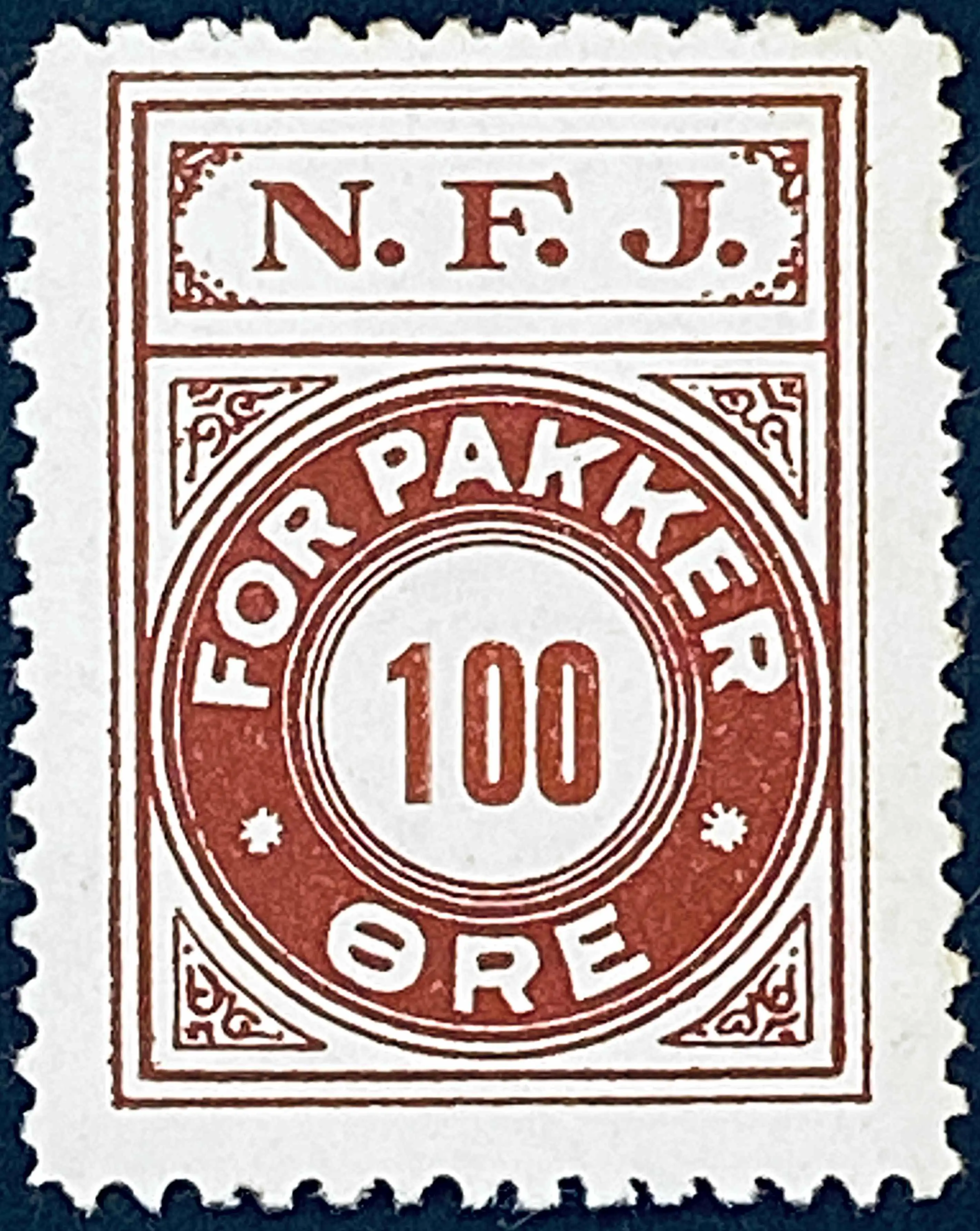 NFJ 47 - 100 Øre - Brun.