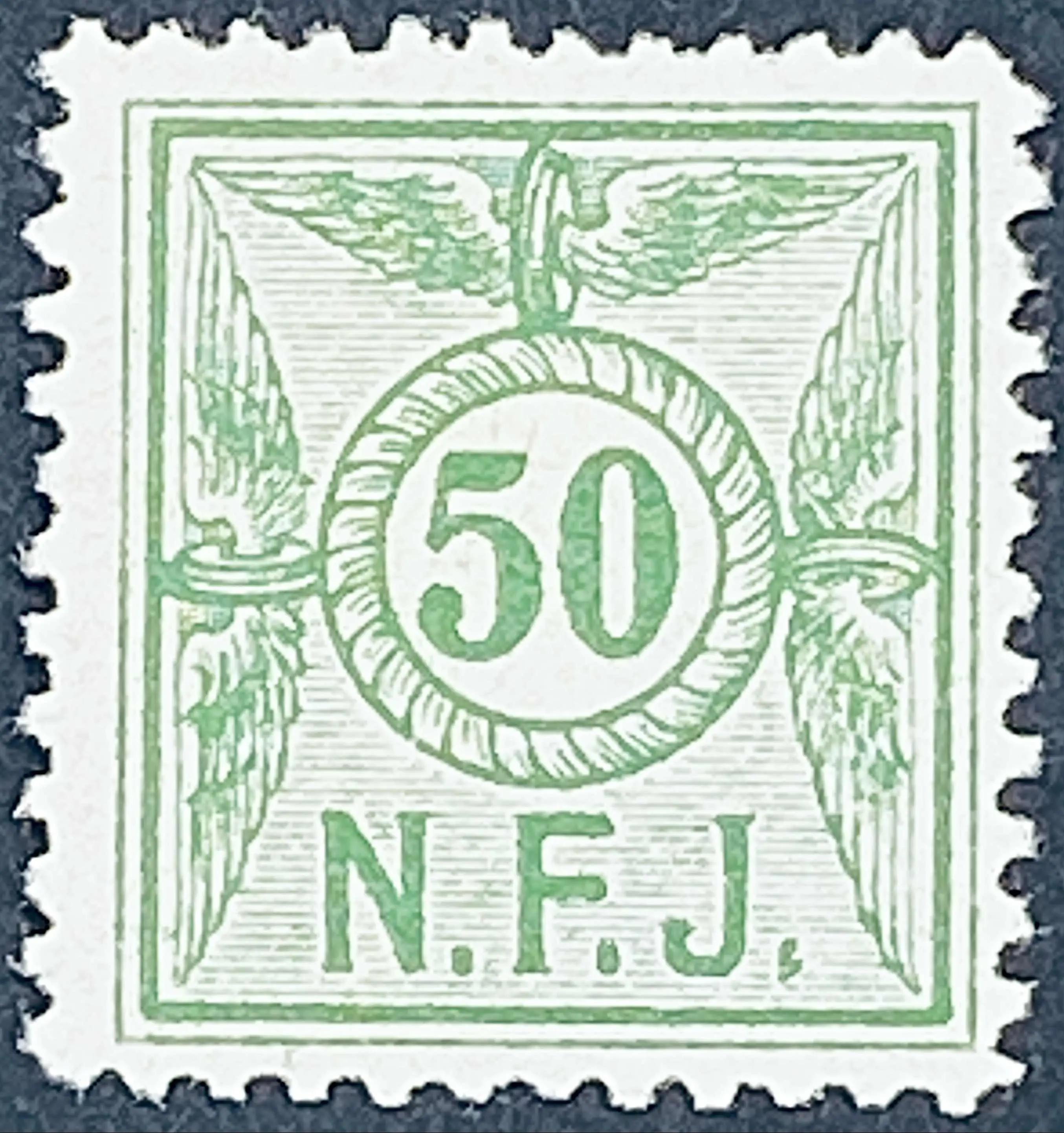 NFJ F5 - 50 Øre - Grøn.