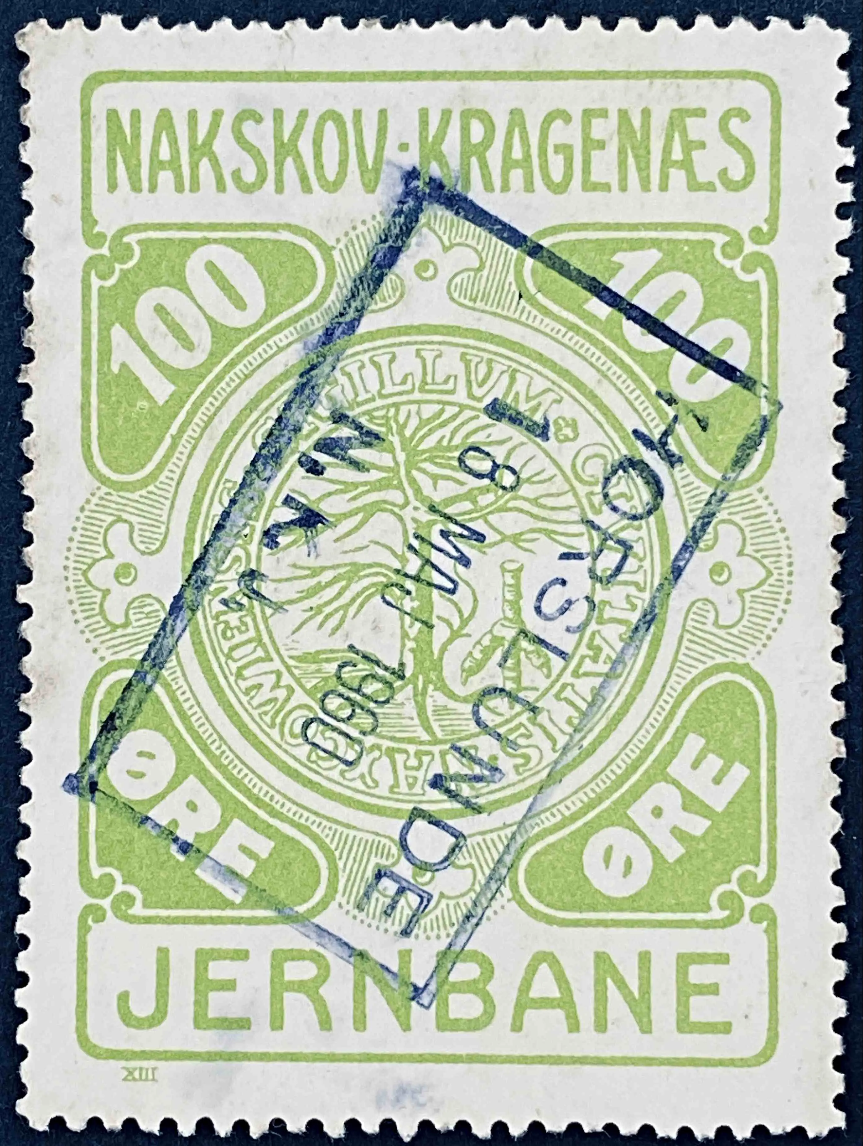 NKJ 25 - 100 Øre - Grøn.