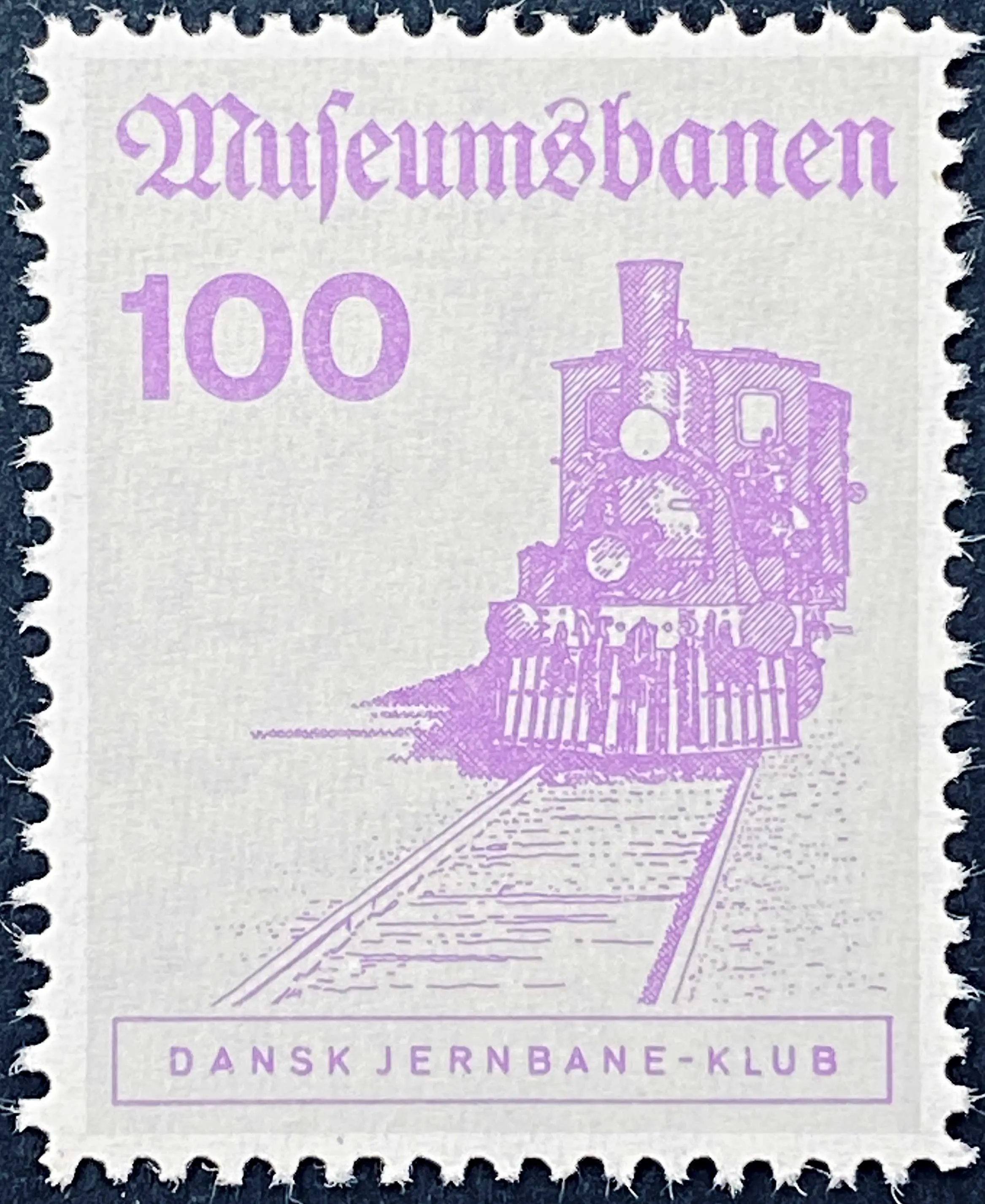 MBJ 4 - 100 Øre - Blegviolet.