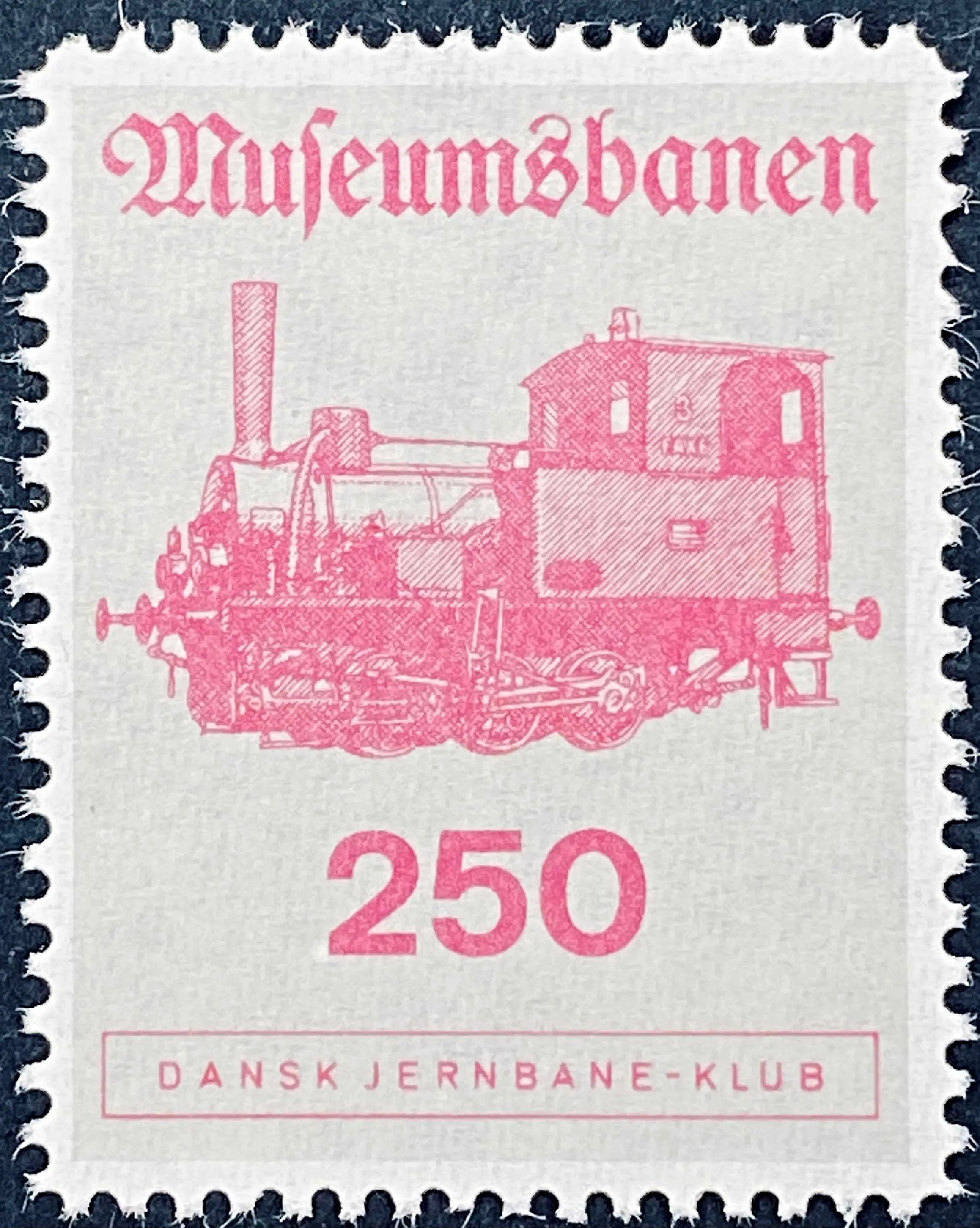 MBJ 6 - 250 Øre - Blegrød.