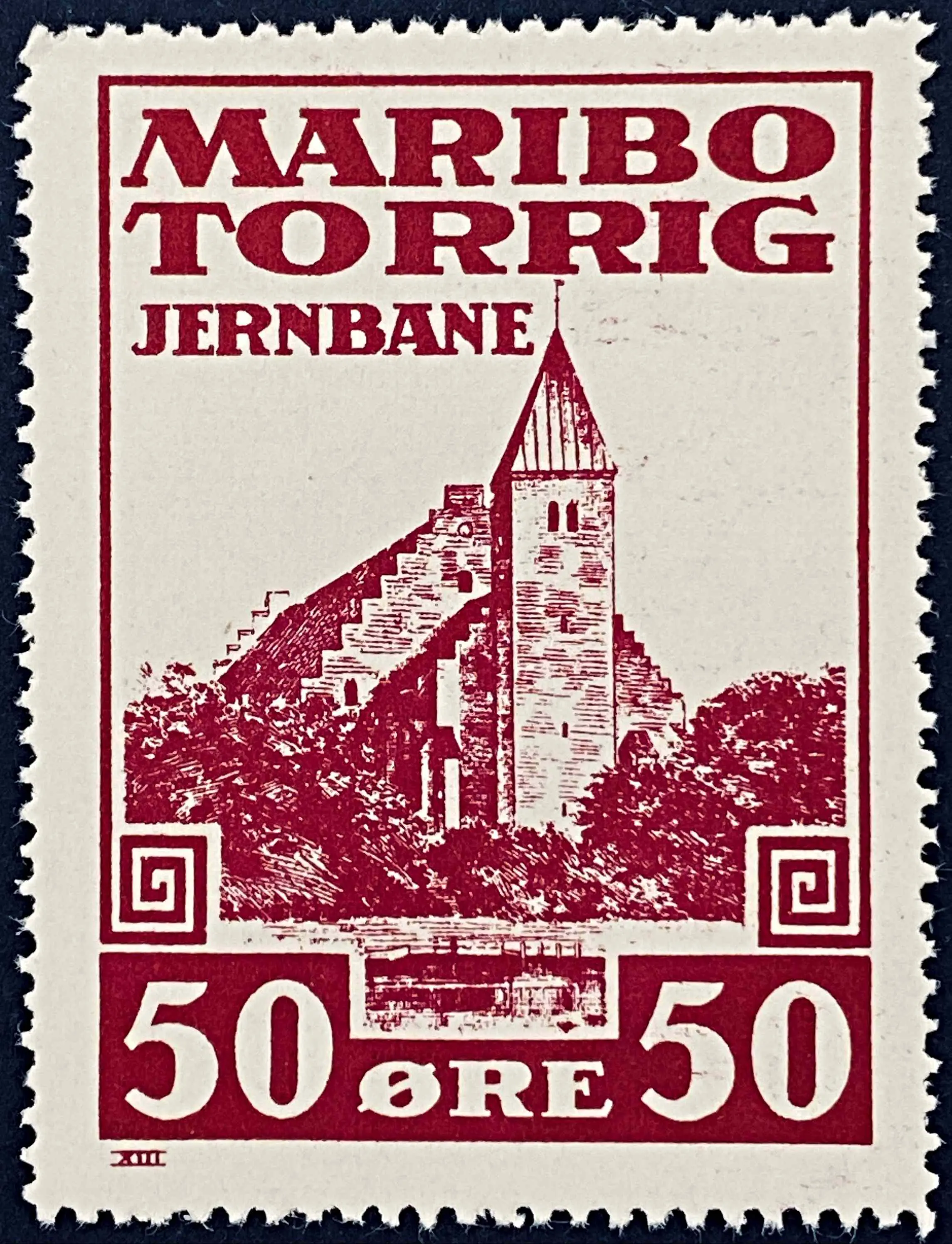 MTJ 11 - 50 Øre - Brunviolet.