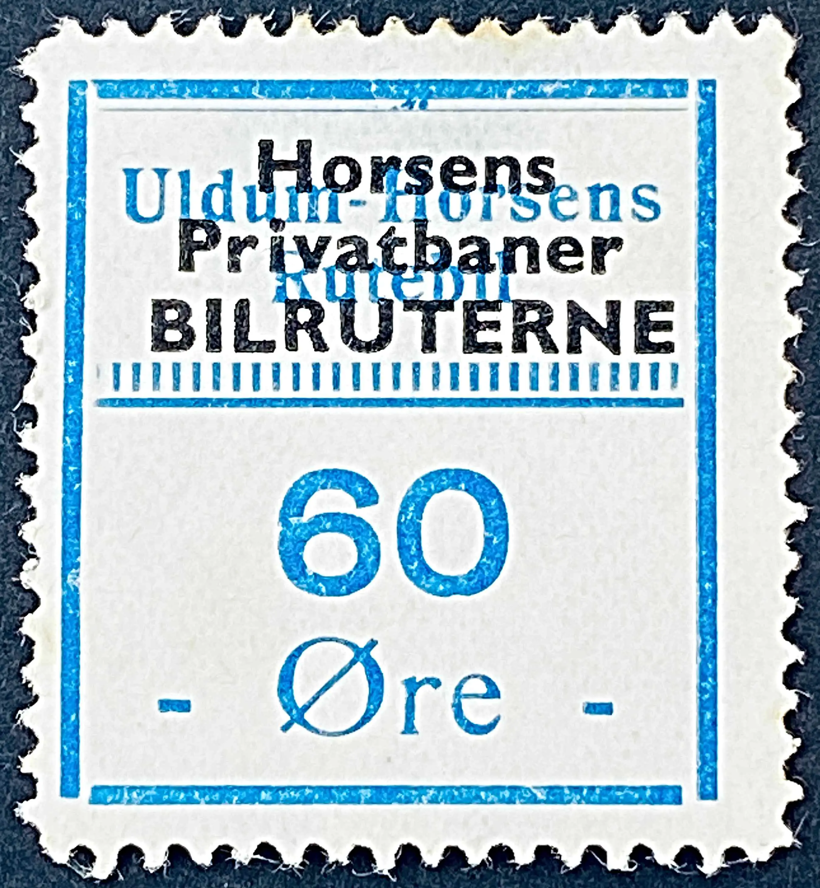 HP R4A - 60 Øre - Blå.
