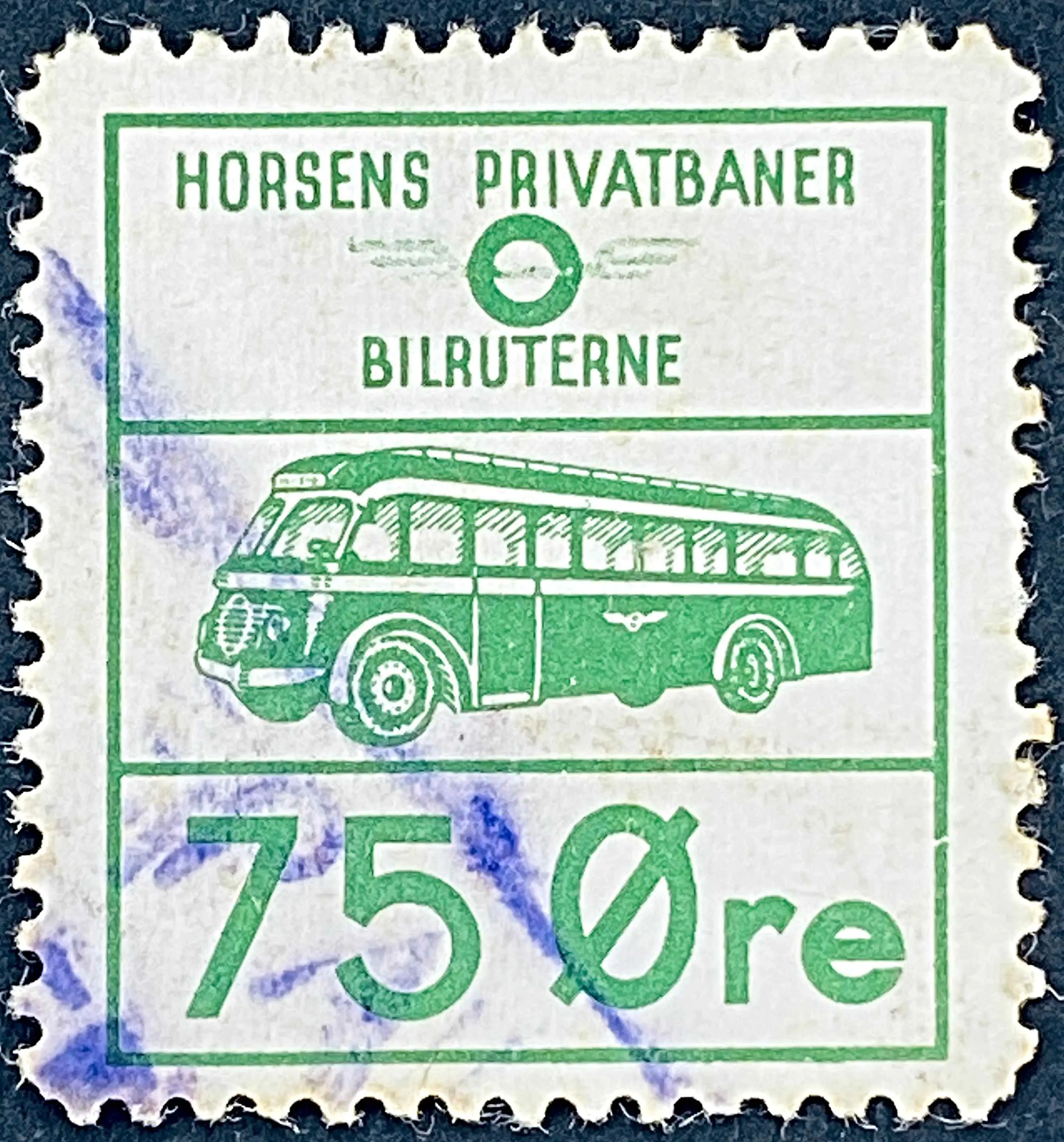 HP R22 - 75 Øre - Mørk grøn.