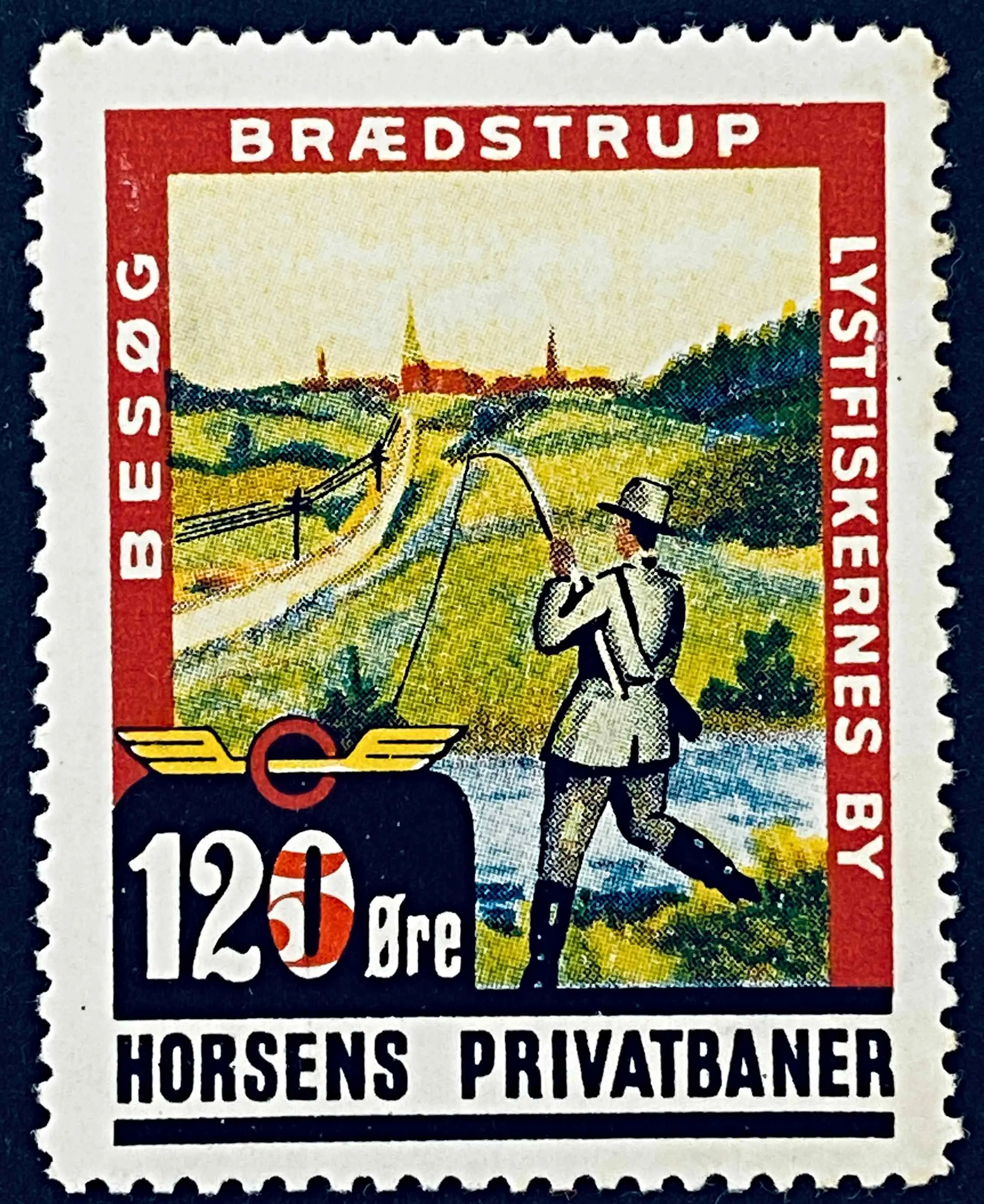 HP 43 - Provisorium (overtryk) 5 rødt bogtryk på 0 = værdi på 125 Øre på 120 Øre - Flerfarvet. HP 43 - Provisorium (overtryk) 5 rødt bogtryk på 0 = værdi på 125 Øre på 120 Øre - Flerfarvet.