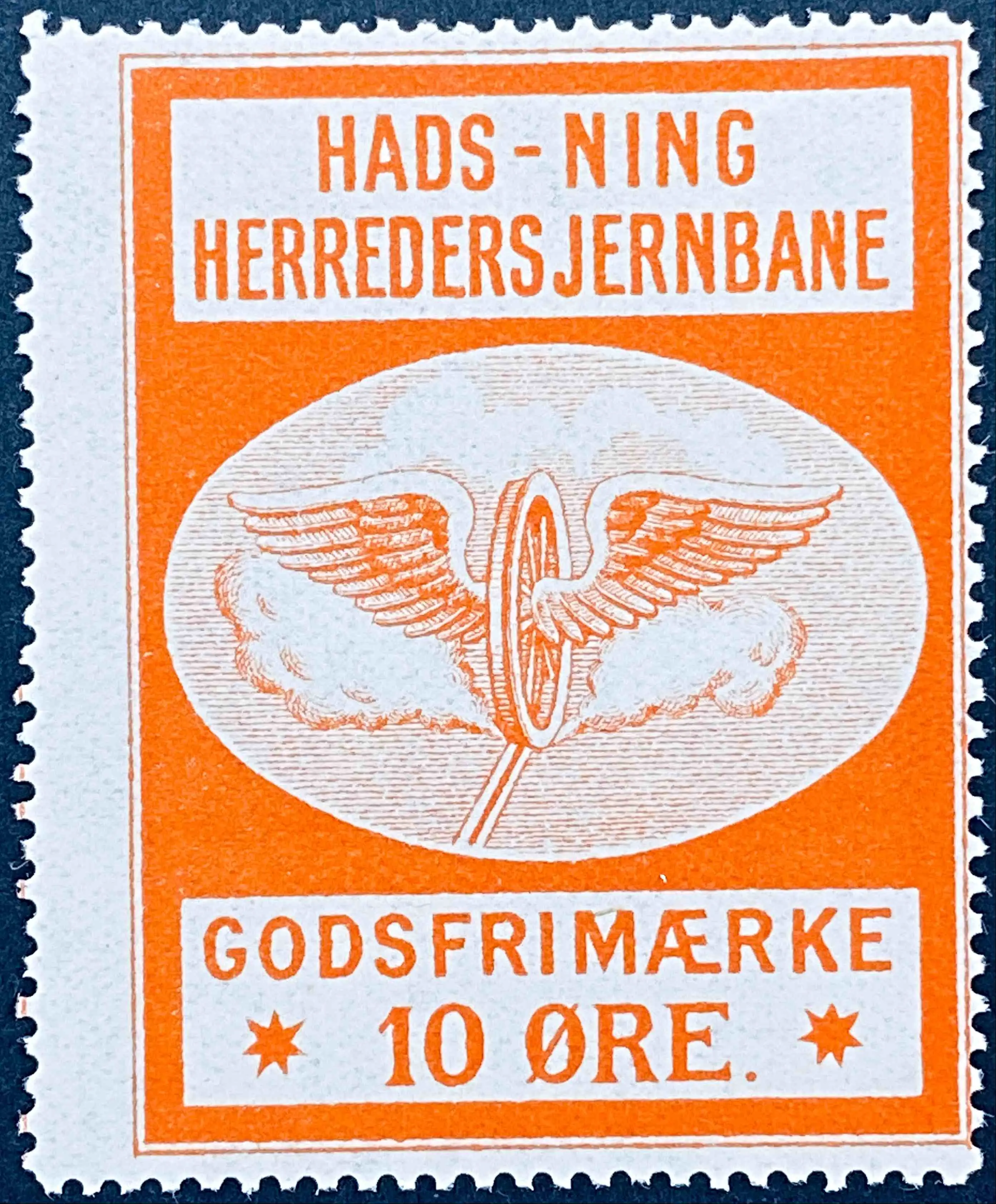 HHJ 12X - 10 Øre - Rød.