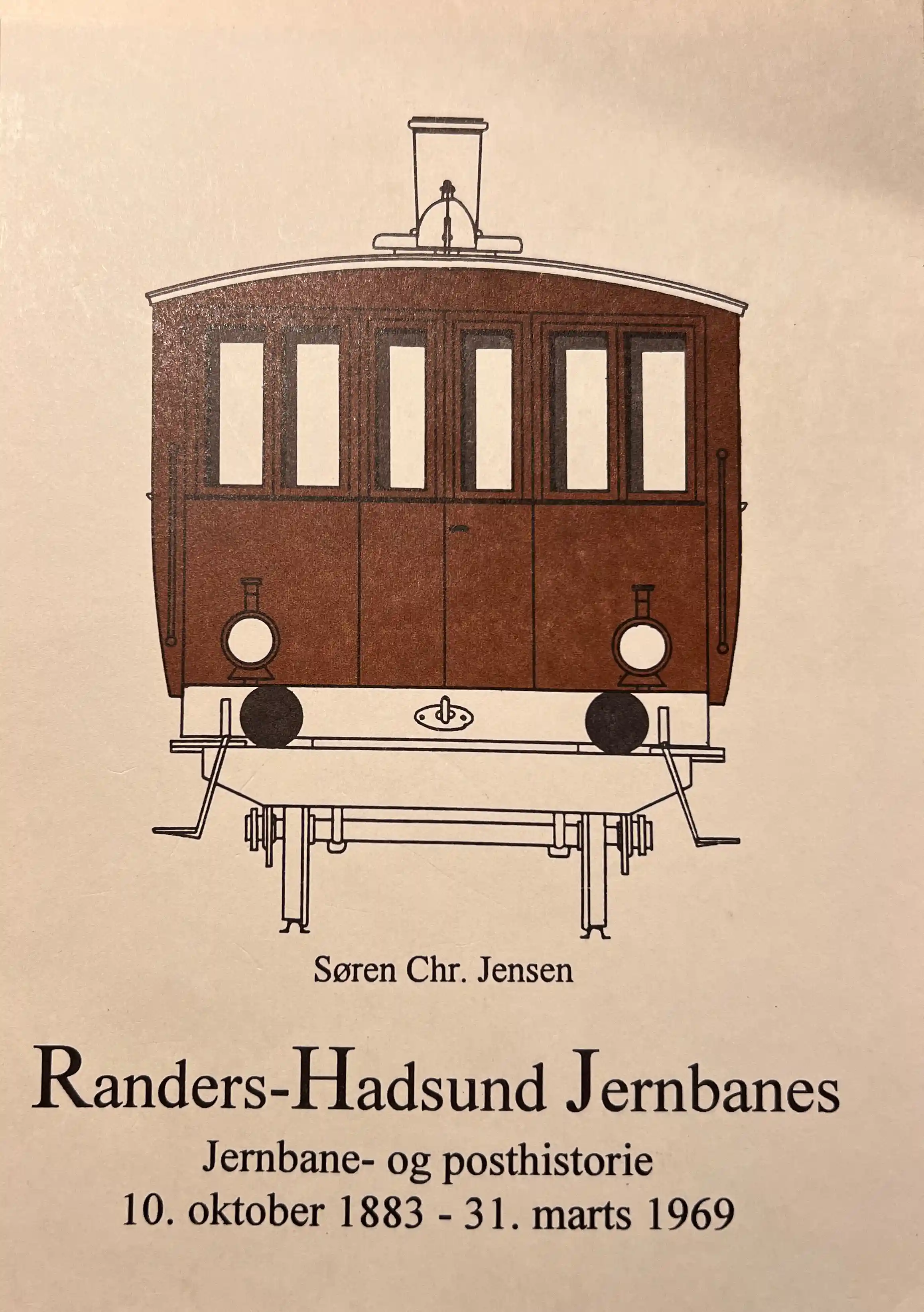 Randers-Hadsund Jernbanes jernbane- og posthistorie : 10. oktober 1883-31. marts 1969