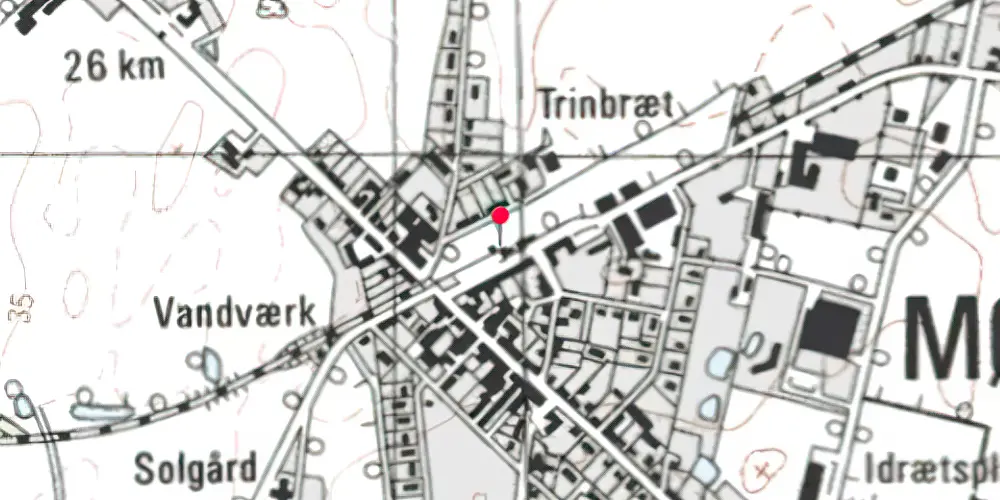 Historisk kort over Mørke Trinbræt [1978-2016]