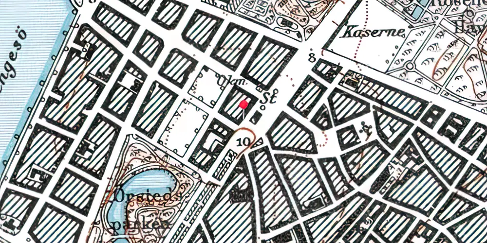 Historisk kort over Nørreport Station Historisk kort over Nørreport Station