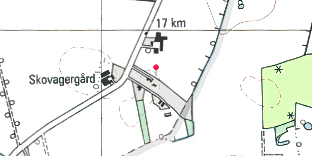 Historisk kort over Ladby (Fyn) Trinbræt med Sidespor Historisk kort over Ladby (Fyn) Trinbræt med Sidespor