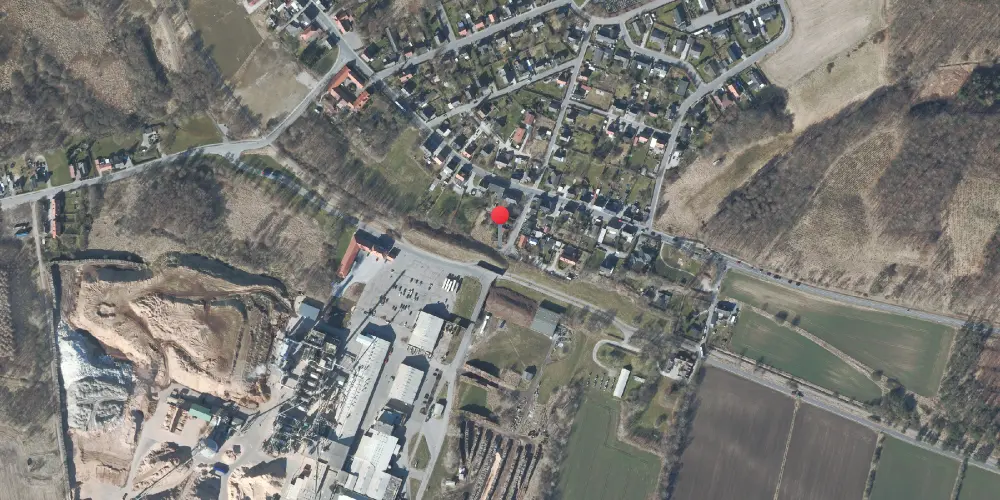 Historisk kort over Pindstrup Station Historisk kort over Pindstrup Station