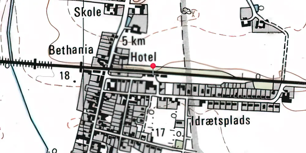Historisk kort over Sandved Station Historisk kort over Sandved Station