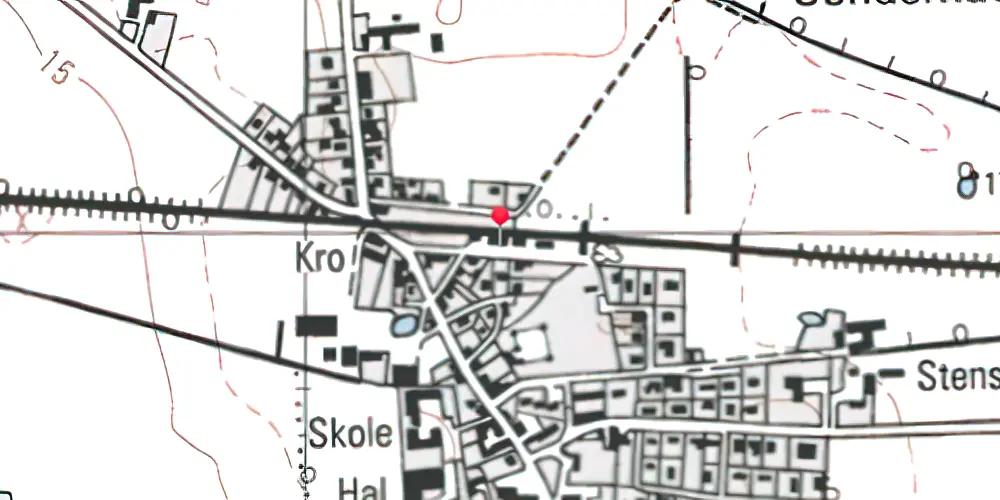 Historisk kort over Hyllinge Station Historisk kort over Hyllinge Station