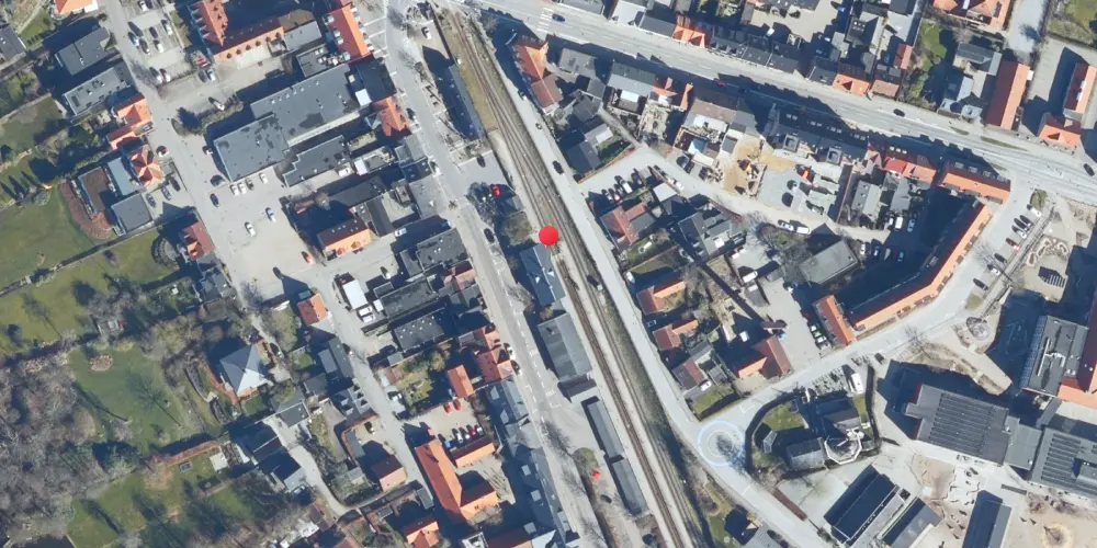 Historisk kort over Ry Station Historisk kort over Ry Station