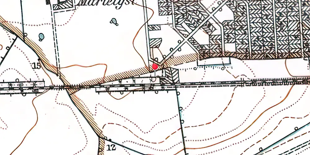 Historisk kort over Rødovre Trinbræt