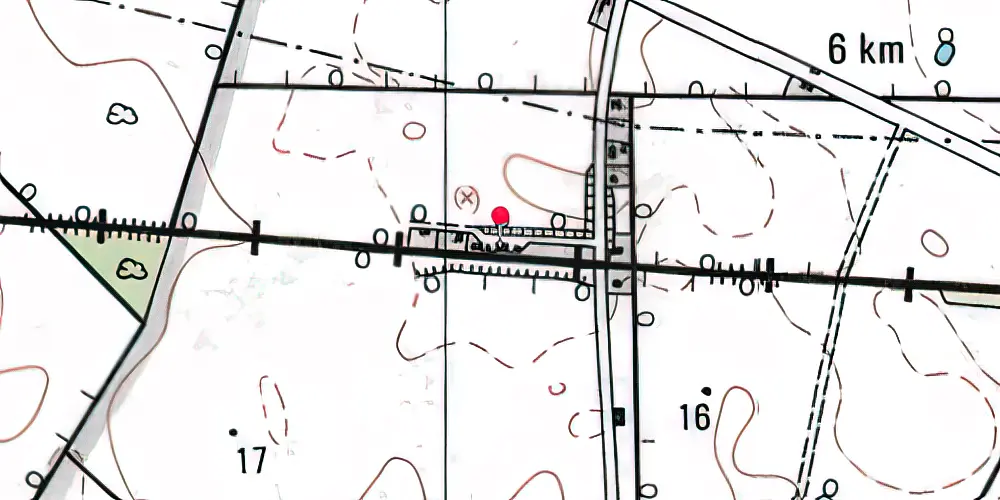 Historisk kort over Fodby Station Historisk kort over Fodby Station