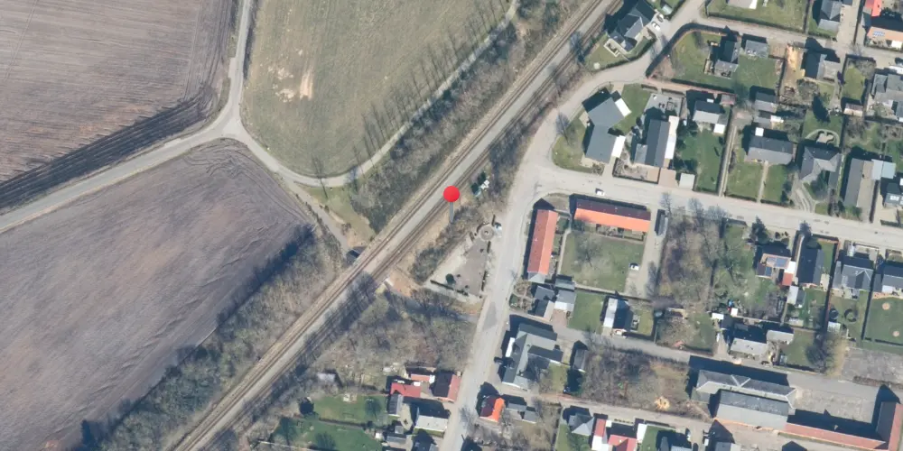 Historisk kort over Rønbjerg Station Historisk kort over Rønbjerg Station