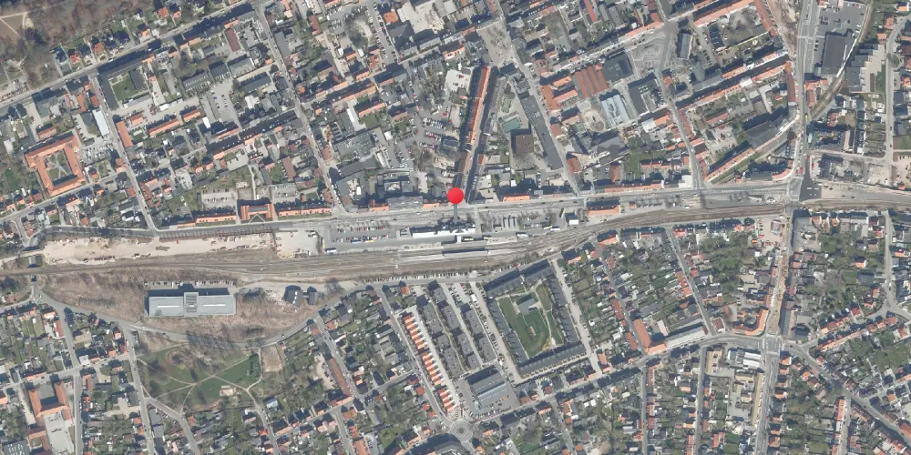 Historisk kort over Silkeborg Station Historisk kort over Silkeborg Station
