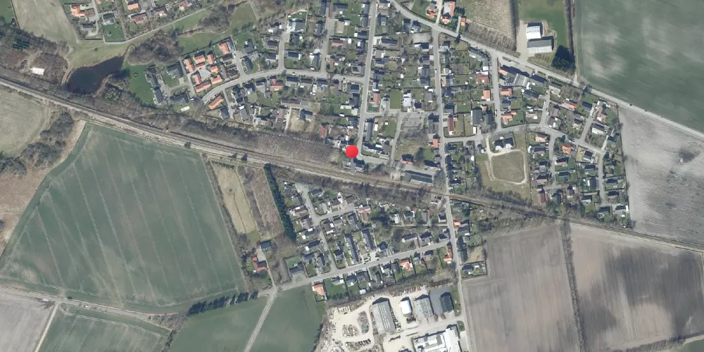 Historisk kort over Skibbild Teknisk Station Historisk kort over Skibbild Teknisk Station