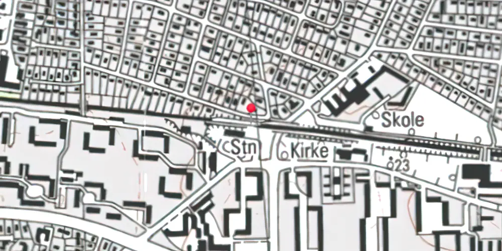 Historisk kort over Skovlunde S-togstrinbræt