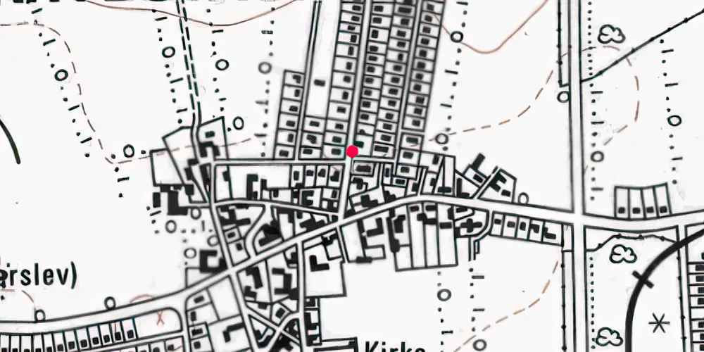 Historisk kort over Skrydstrup Stationskro Historisk kort over Skrydstrup Stationskro