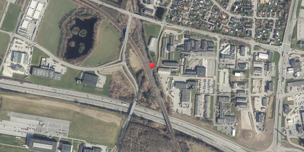 Historisk kort over Snoghøj Teknisk Station Historisk kort over Snoghøj Teknisk Station