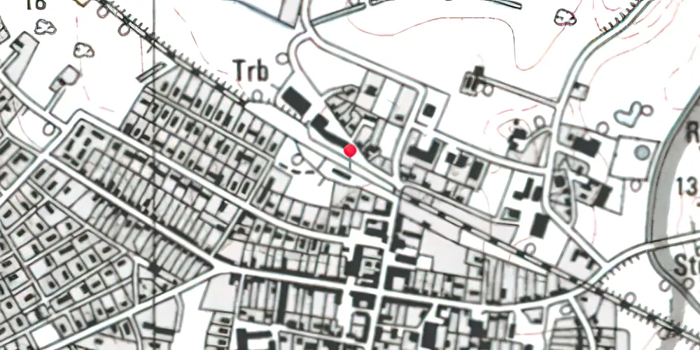 Historisk kort over Stoholm Station Historisk kort over Stoholm Station