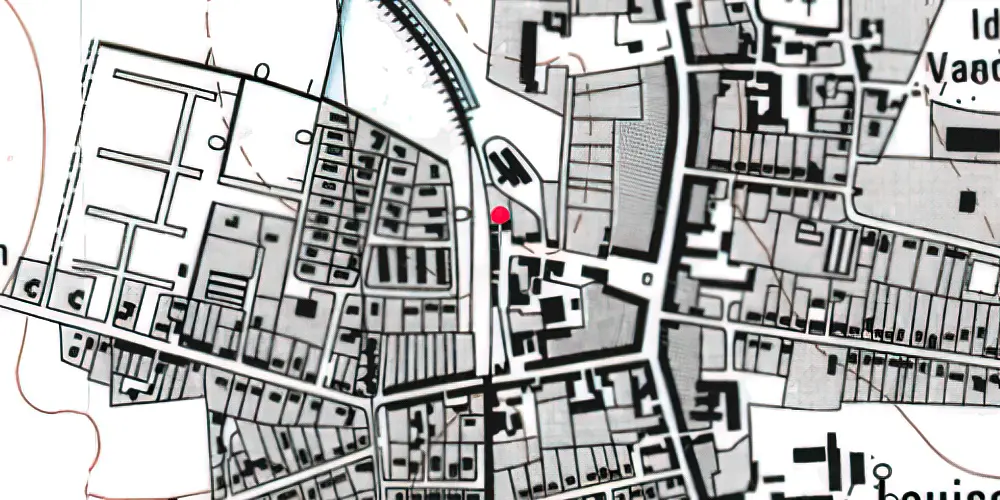 Historisk kort over Store Heddinge Station Historisk kort over Store Heddinge Station