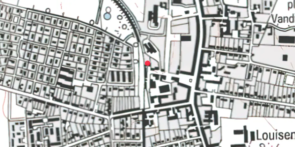 Historisk kort over Store Heddinge Station Historisk kort over Store Heddinge Station
