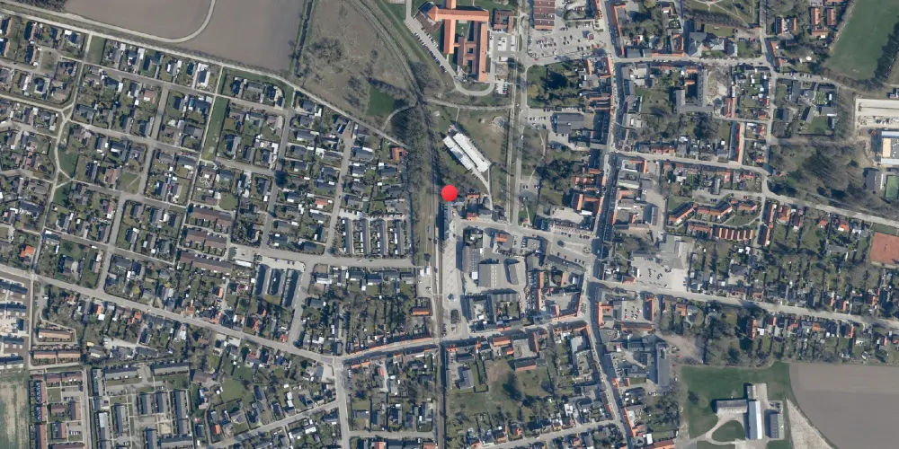Historisk kort over Store Heddinge Station Historisk kort over Store Heddinge Station