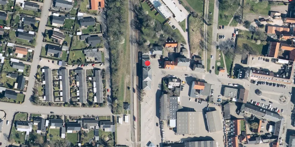 Historisk kort over Store Heddinge Station Historisk kort over Store Heddinge Station