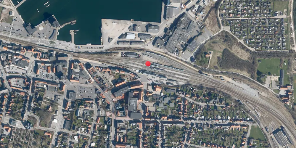 Historisk kort over Struer Station Historisk kort over Struer Station