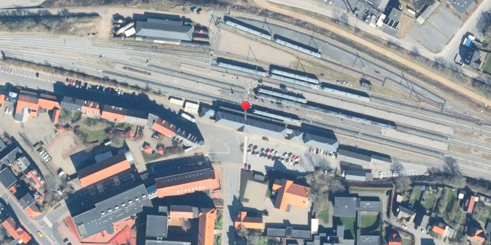 Historisk kort over Struer Station Historisk kort over Struer Station
