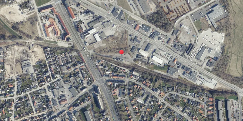 Historisk kort over Strømmen Station Historisk kort over Strømmen Station