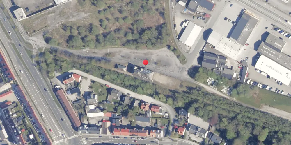 Historisk kort over Strømmen Station Historisk kort over Strømmen Station