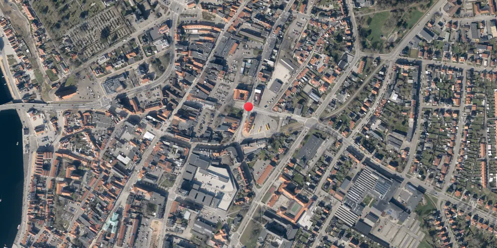 Historisk kort over Sønderborg By Station [1914-1962]