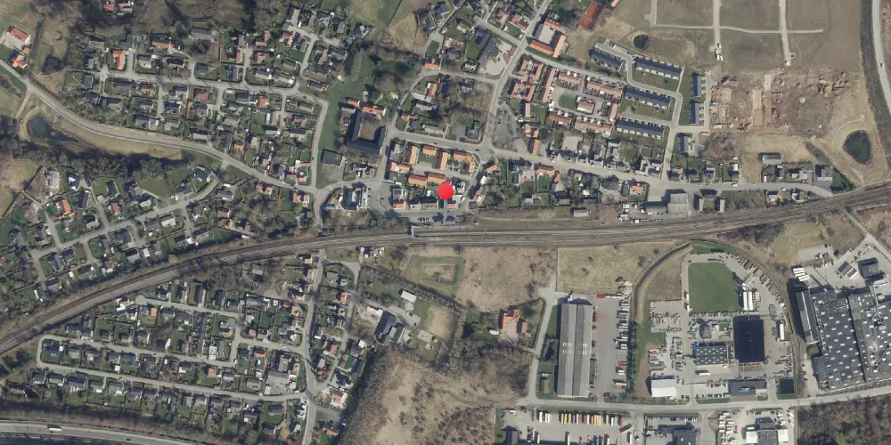 Historisk kort over Taulov Station Historisk kort over Taulov Station