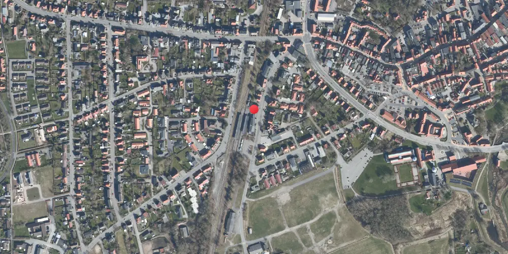 Historisk kort over Tønder H Station Historisk kort over Tønder H Station
